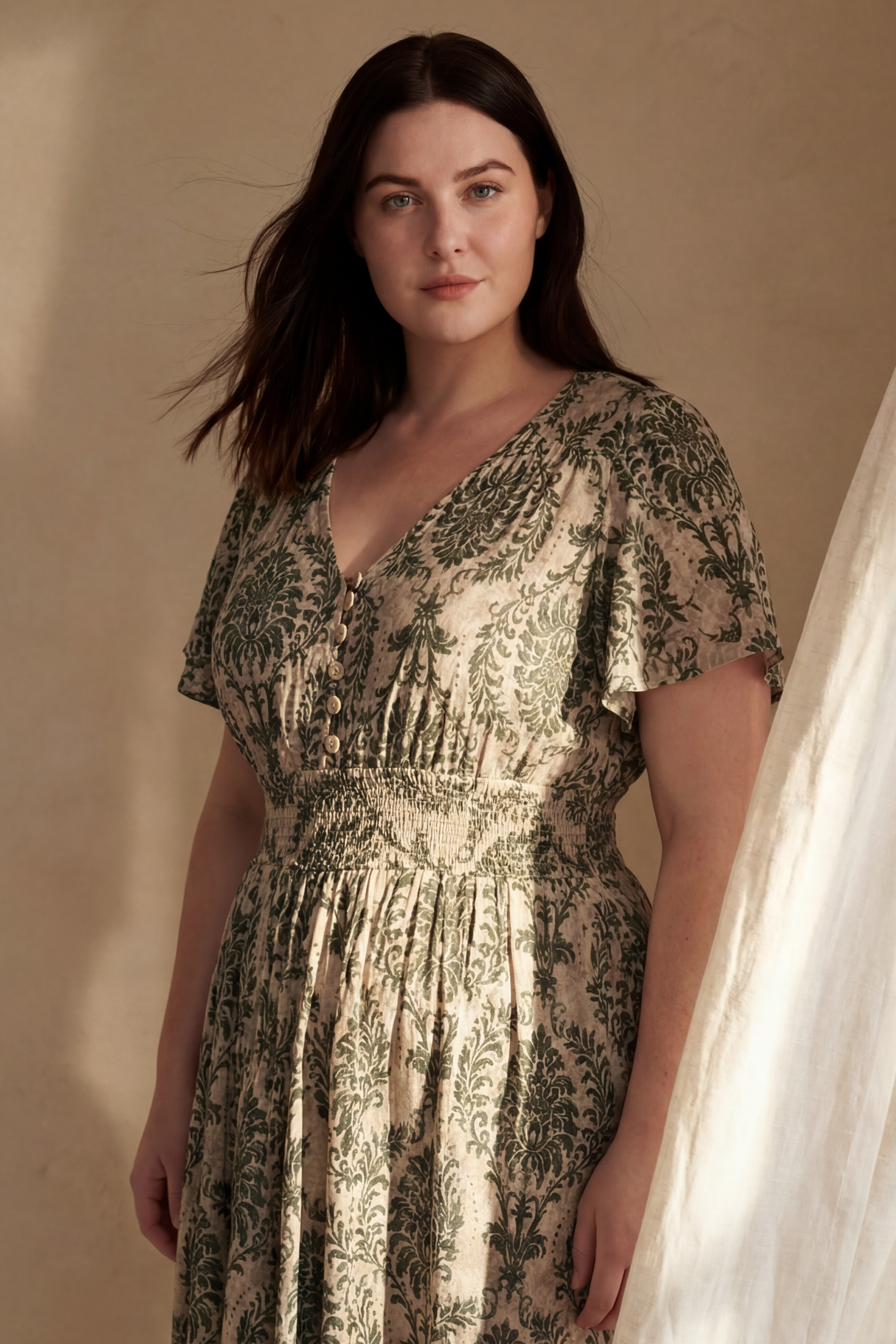 Robe fleurie Babette smockée