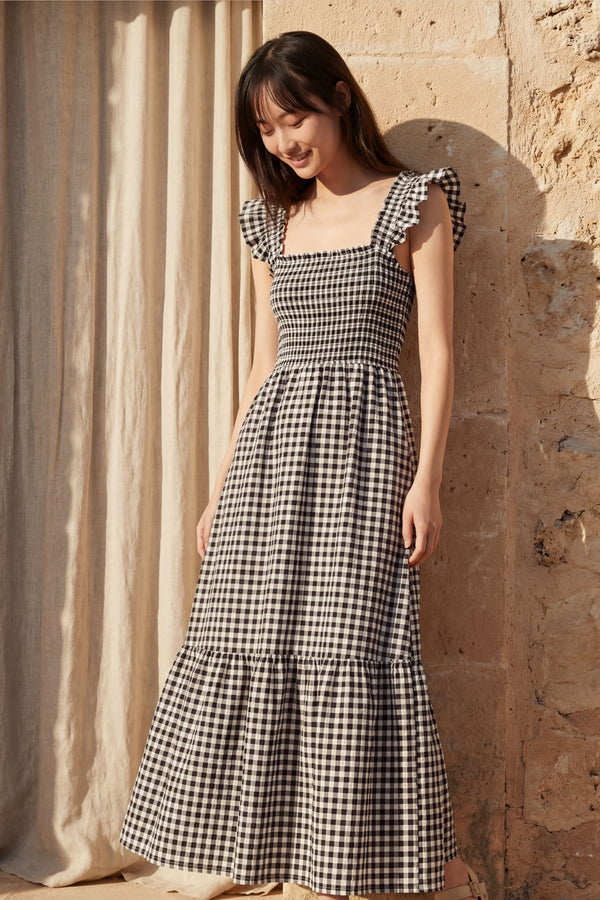 Louise Robe longue Vichy Robe Romantique