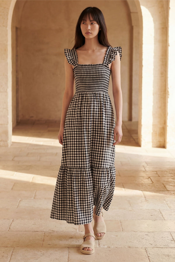 Louise Robe longue Vichy Robe Romantique