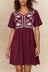 Louna Floral V-Neck Mini Dress