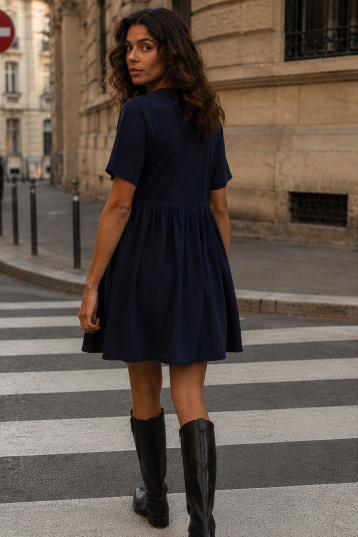 Louna Floral V-Neck Mini Dress