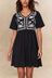Louna Floral V-Neck Mini Dress