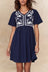 Louna Floral V-Neck Mini Dress
