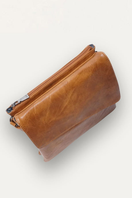 Luna Vegan Bag Crossbody Asymmetrical Flap