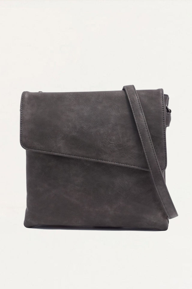 Luna Vegan Bag Crossbody Asymmetrical Flap