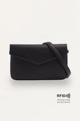 Luxury Midered Vegan Leather Purse Clutch - Onze Montreal Black Vegan