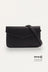 Luxury Midered Vegan Leather Purse Clutch - Onze Montreal Black Vegan