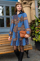 Luxury Midered Vegan Leather Purse Clutch - Onze Montreal Brown Vegan