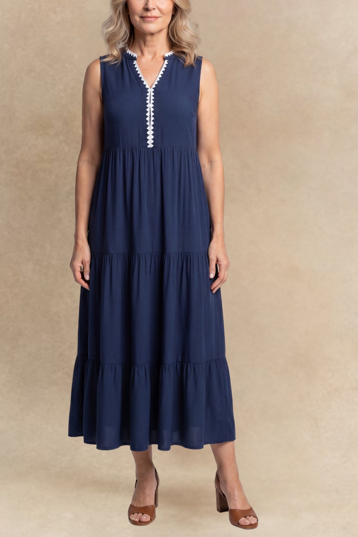  Mabel Robe Décontractée Volants Étagés