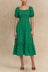 Mackenzie Smocked Puff Sleeve Tiered Dress
