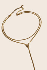 Marilyne 18K Collier Cœur Plaqué Or