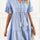 Marissa Plaid Dress V-Neck Short Sleeves Front Buttons