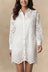 Michaela Robe Chemise Boutonnée Œillets