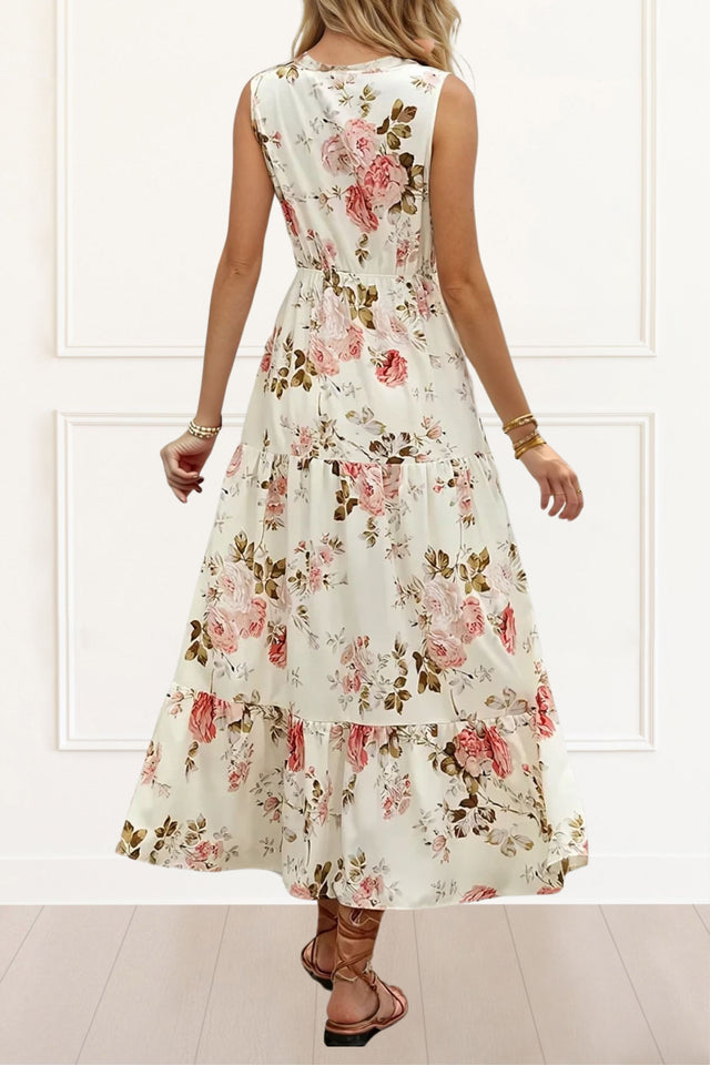 Miranda Maxi Dress Floral Print Sleeveless