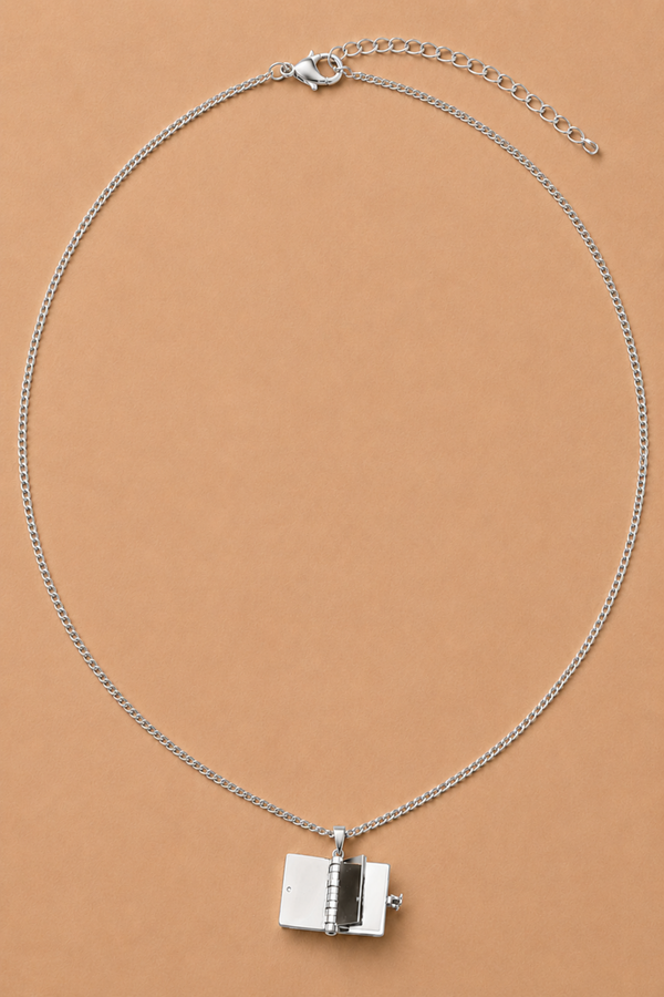 Heart Book Necklace