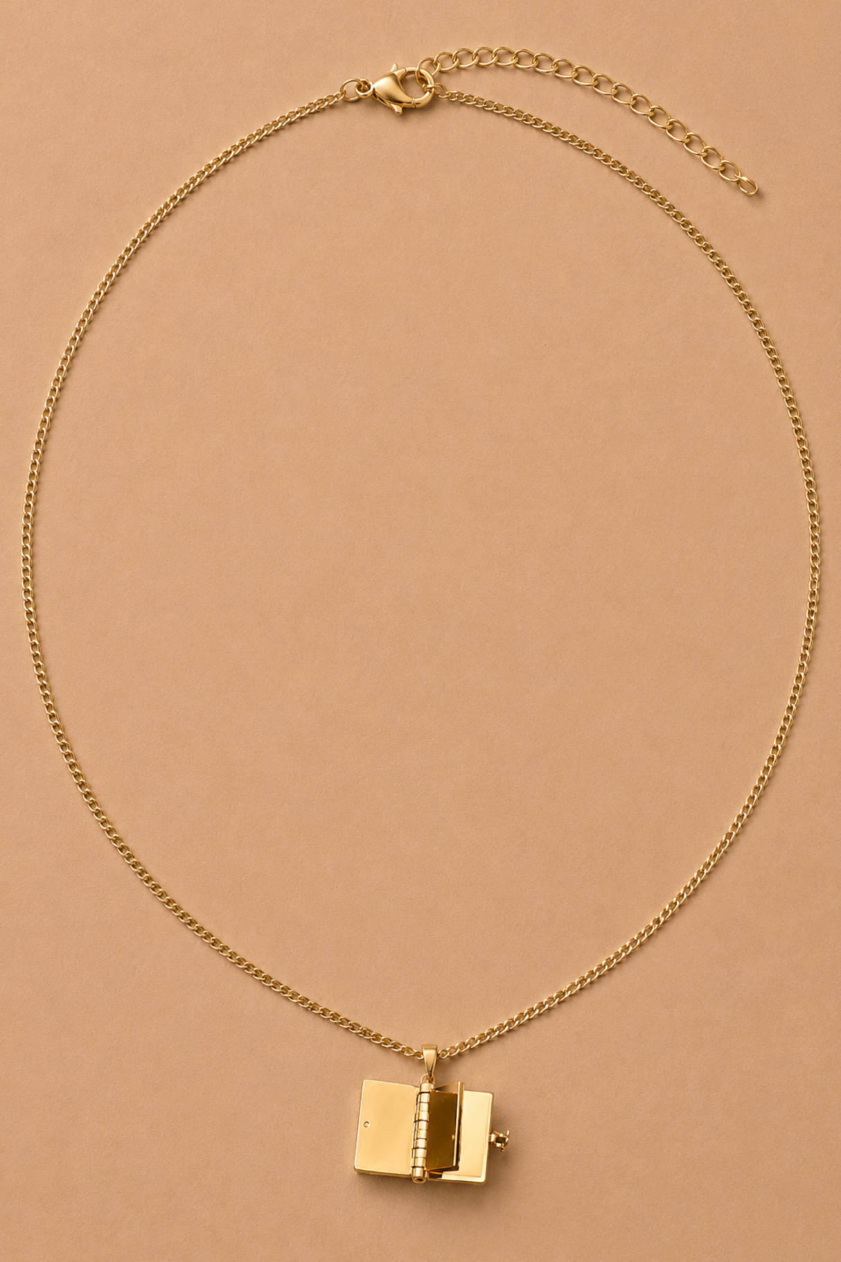 Heart Book Necklace