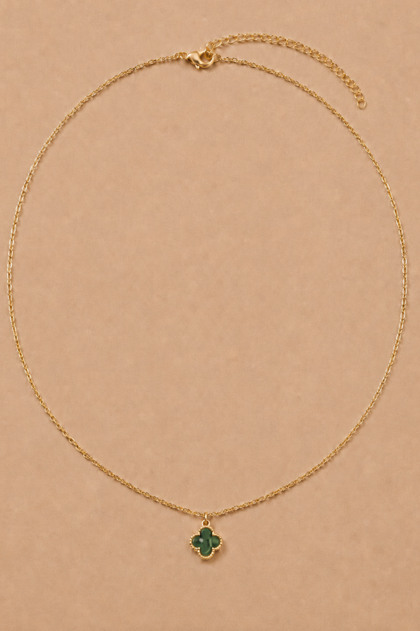 Green Clover Necklace