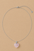 Opaline Heart Necklace Silver