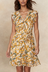 Natasha Citrus Print Short Dress