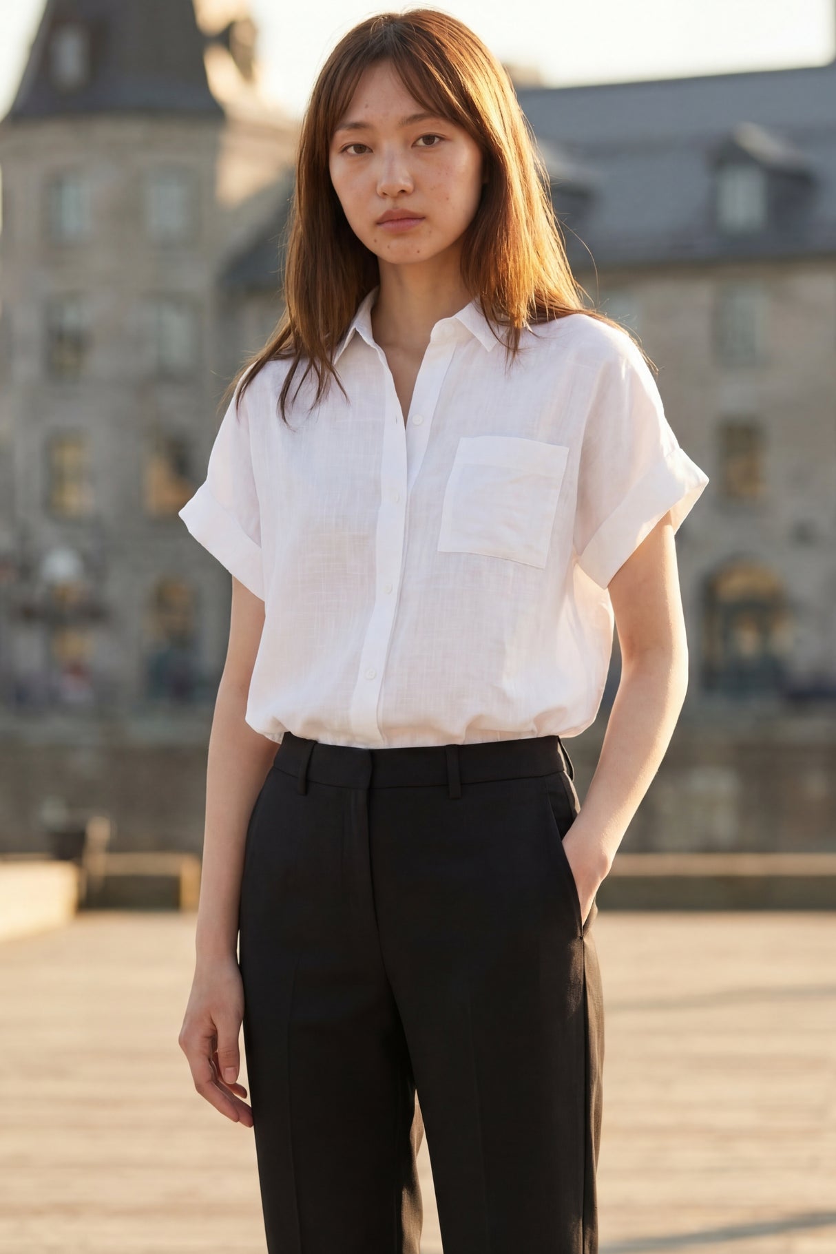 Nancy Full Size Button Up Shirt Plus Size