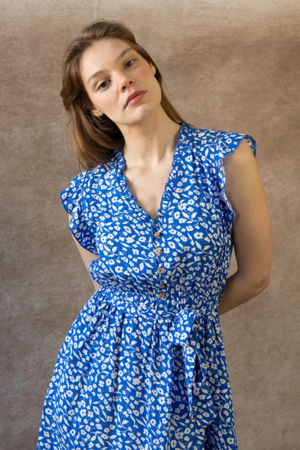 Natasha Ditsy Printed Dress