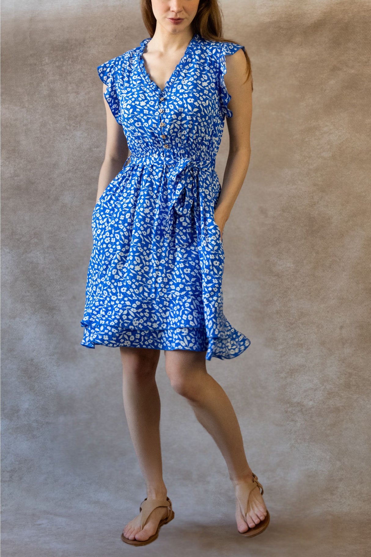 Natasha Ditsy Printed Dress