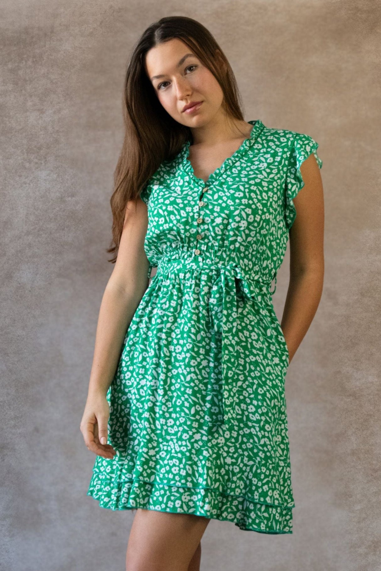 Natasha Ditsy Printed Dress