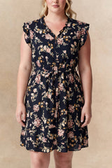 Natasha Floral Print Short Dress