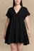 Nina Plaid Ruffle Hem Mini Dress