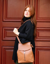 Chloe Vegan Convertible Back Pack - Onze Montreal Black Vegan