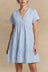 Nina Plaid Ruffle Hem Mini Dress