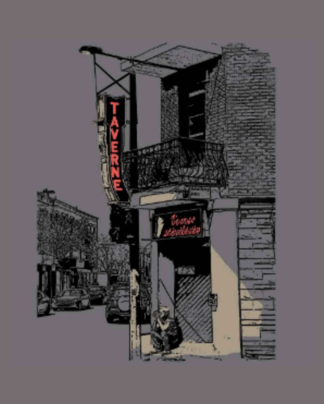 Tavern T-Shirt Men Grey - Onze Montreal