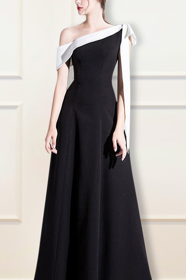 Octavia Dress Maxi Gown One Shoulder