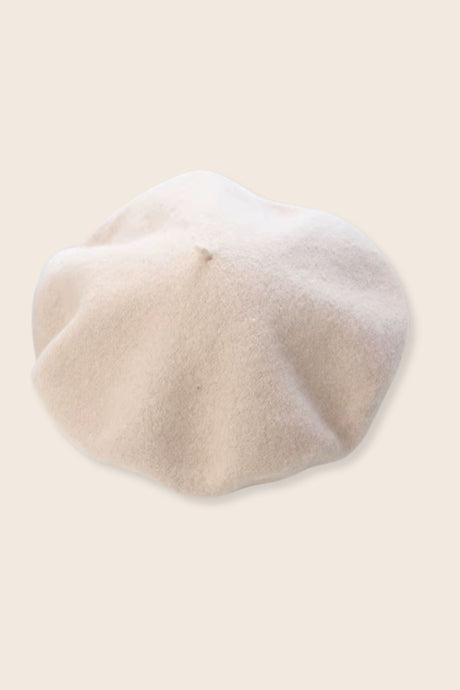 Pampidou Classic Wool Beret Tonal Embroidery Many Colors