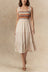Paola Tiered Tie Shoulder Midi Dress