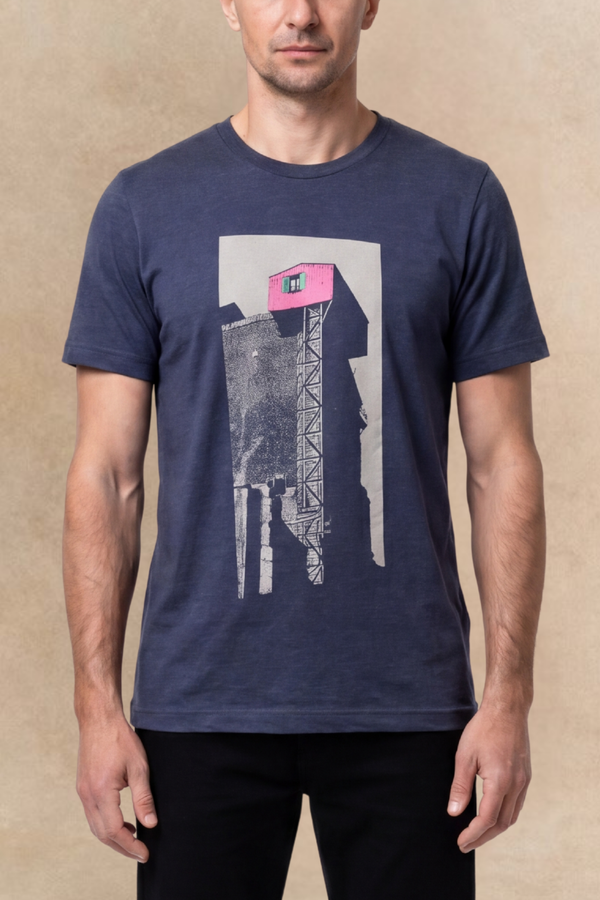 Maison Rose T-Shirt Homme Marine