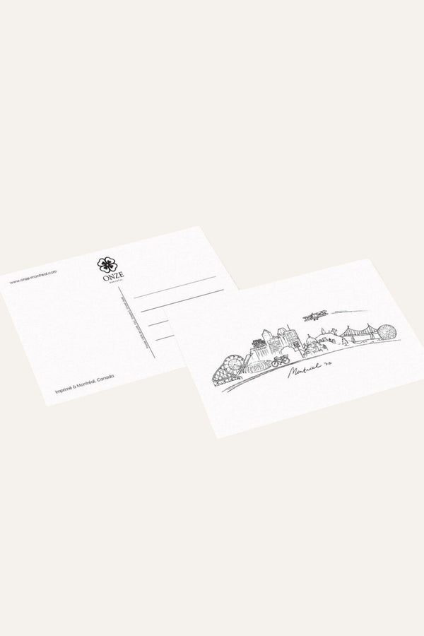 Post Card - CityLine - Onze Montreal Default Title Onze Montreal Art Print