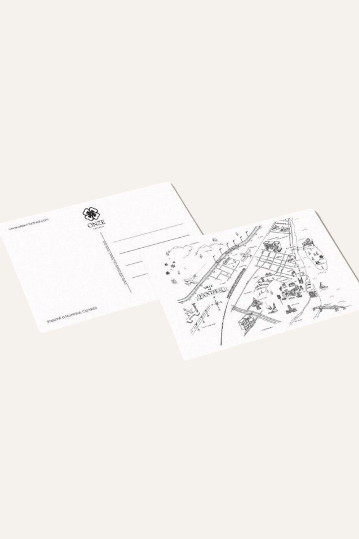 Post Card - Metropolitan Map