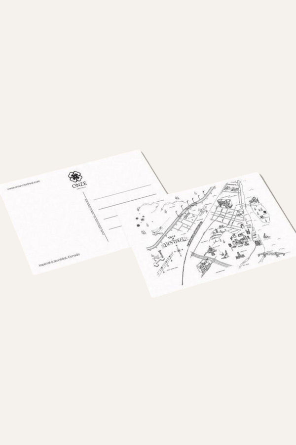 Post Card - Metropolitan Map