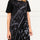 A La Carte A-Line Dress Montreal Map Print Black - Onze Montreal