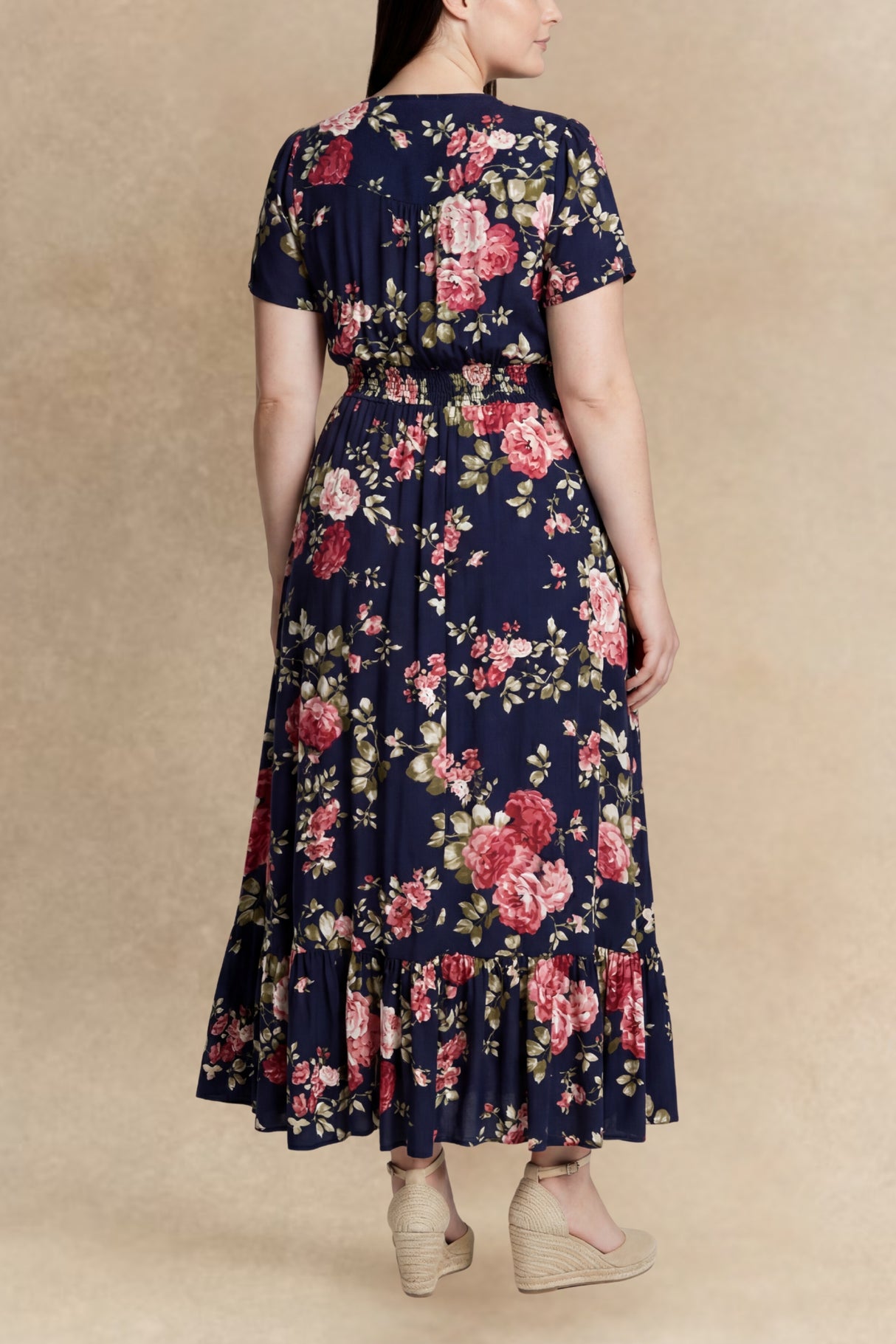 Reese Plus Size Floral Print Dress