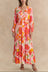 Rima Smocked Floral Long Maxi Dress