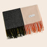 Scarf Color Block Soft Fringed - Onze Montreal