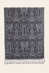 Pashmina Scarf Paisley Print Black