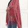 Pashmina Scarf Paisley Fringed Red - Onze Montreal Red Onze Montreal