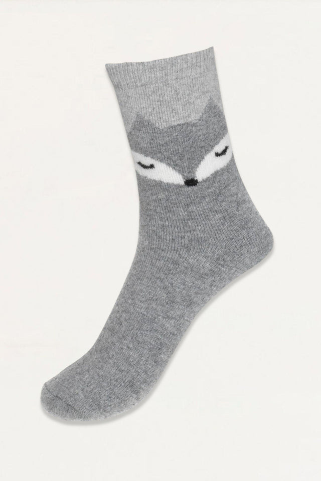 Socks Fox Motif