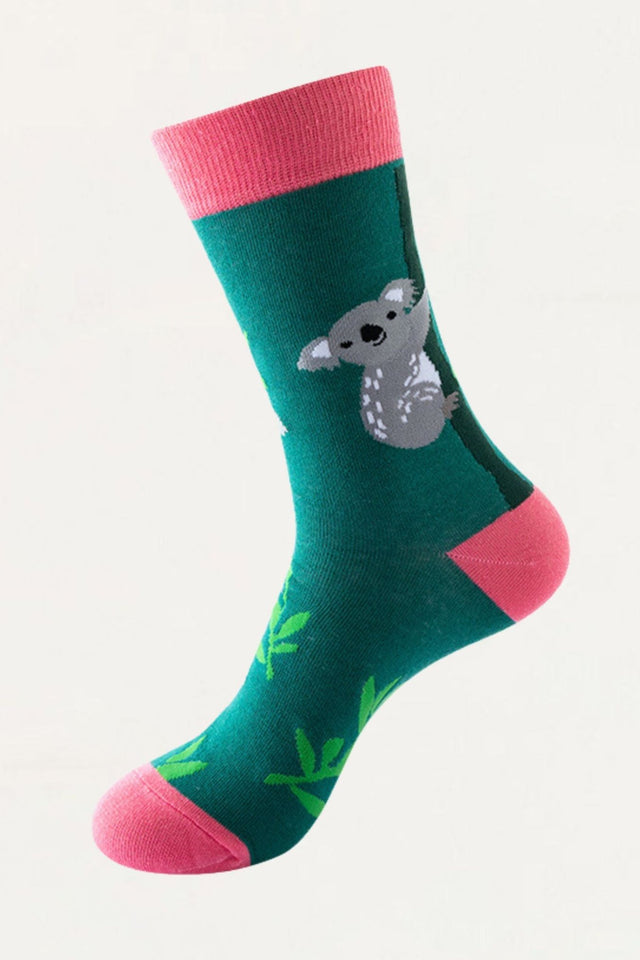 Socks Koala Motif