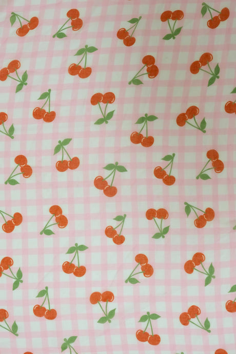 Foulard Cerises Rose