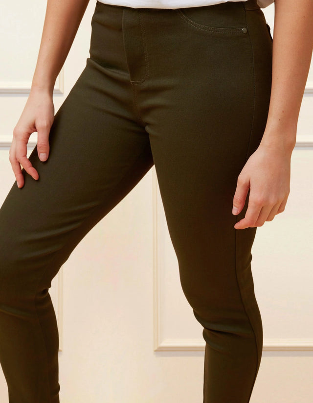 Sandra Pants Quality Jeggings Solid - Onze Montreal
