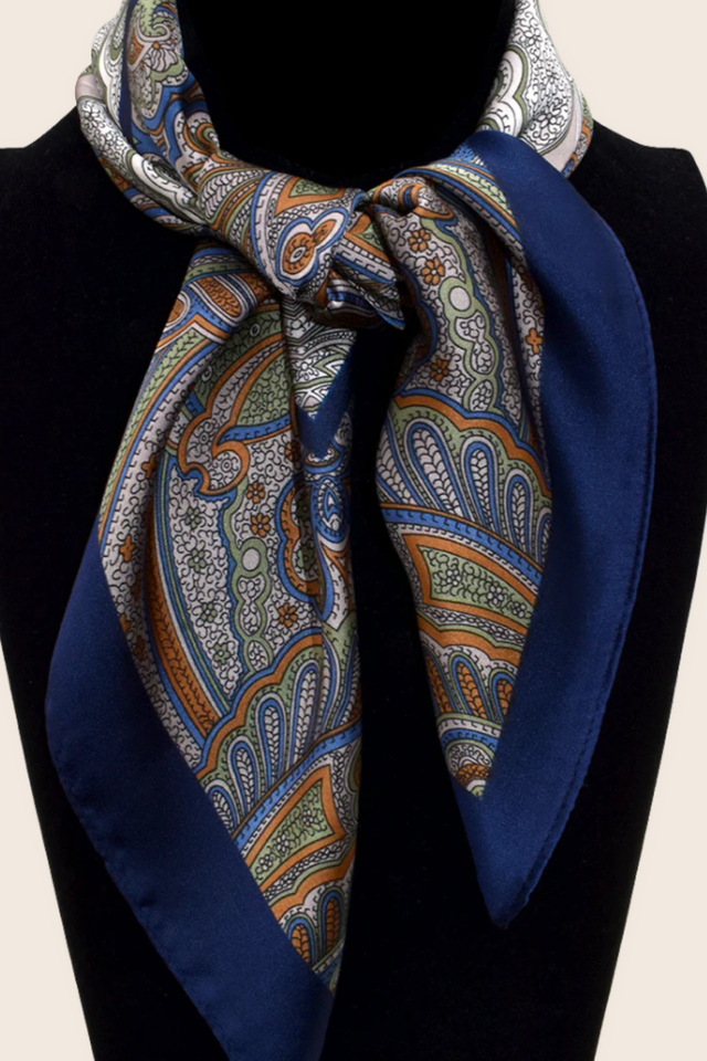 Scarf Neck Hair Paisley